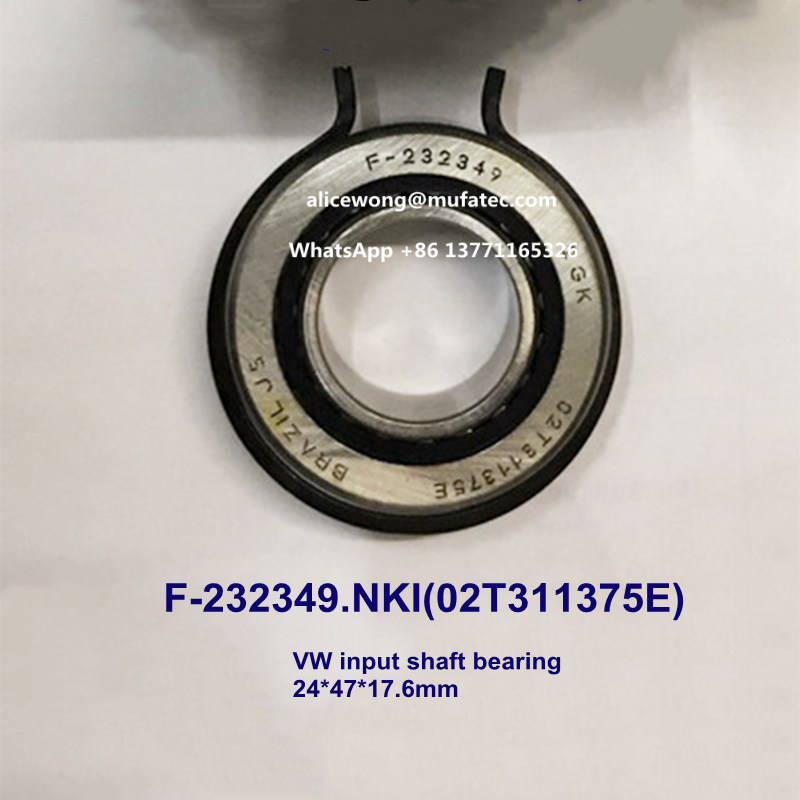 F-232349 NKI 02T311375E Volkswagen Audi manual transimission bearing 24*47*17.6mm