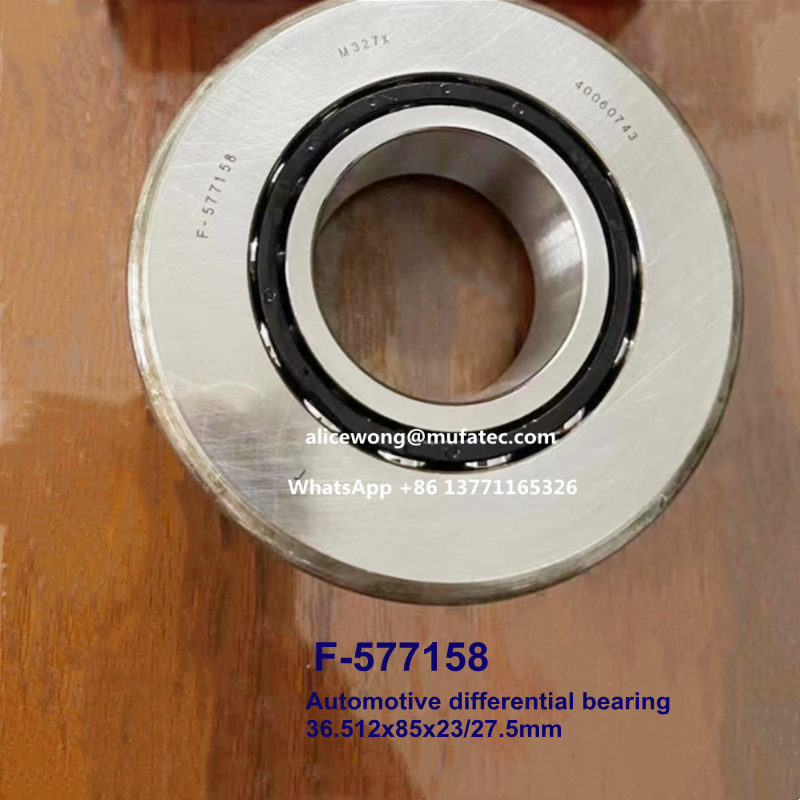 F577158 Auto Differential Bearing Double Row Thrust Ball Bearing 36.