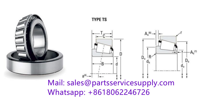 3782/3732 (ID:1 3/4xOD:3.875xT:1.1875 inch) Tapered (Single Row) Roller Bearing