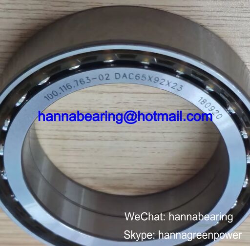 100.116.763-02 Auto Bearing / Deep Groove Ball Bearing 65*92*23mm