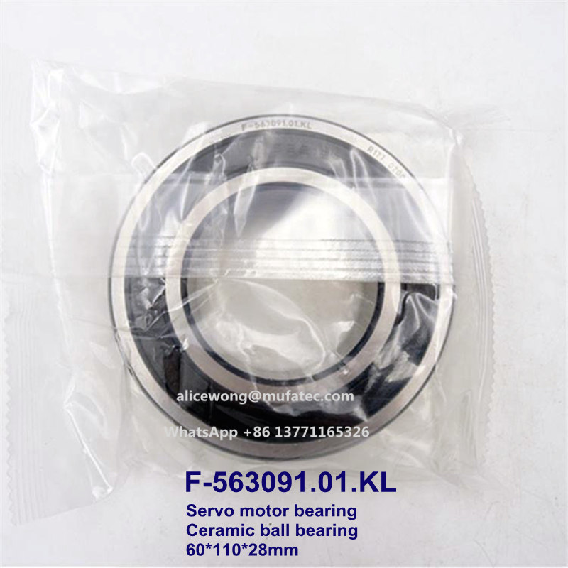 F-563091.01 high speed ceramic ball bearings Fanuc Siemens servo motor bearings 60*110*28mm