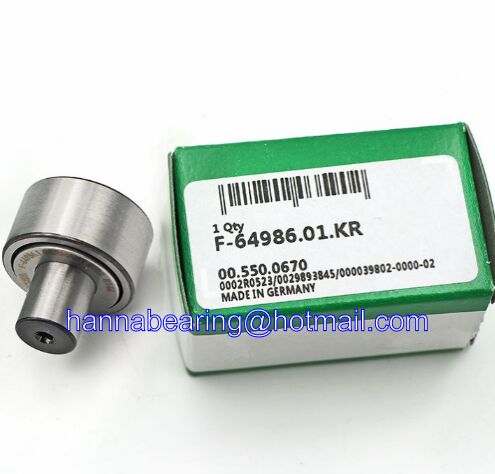 00.550.0670 Cam Follower Bearing / Printing Machine Bearing 10x22x24mm