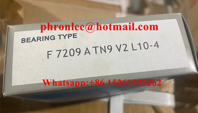 F 7209 ATN9 V2 L10-4 Angular Contact Ball Bearing 45x83x26.5mm
