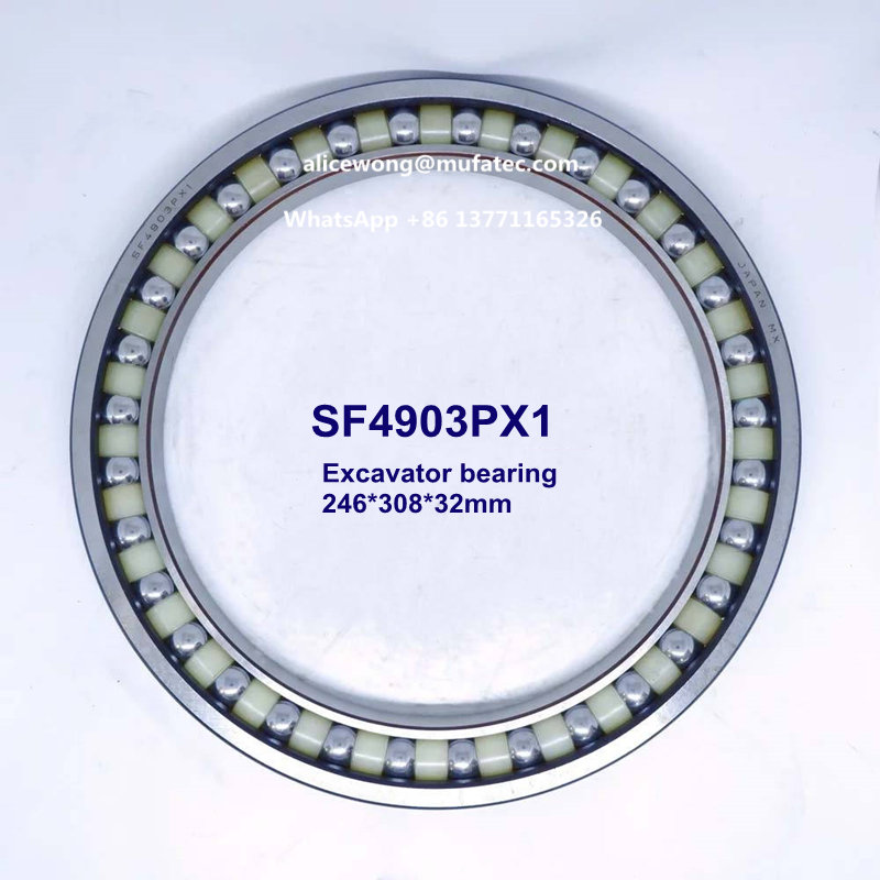 SF4903 SF4903PX1 excavator bearing angular contact ball bearing 246*308*32mm