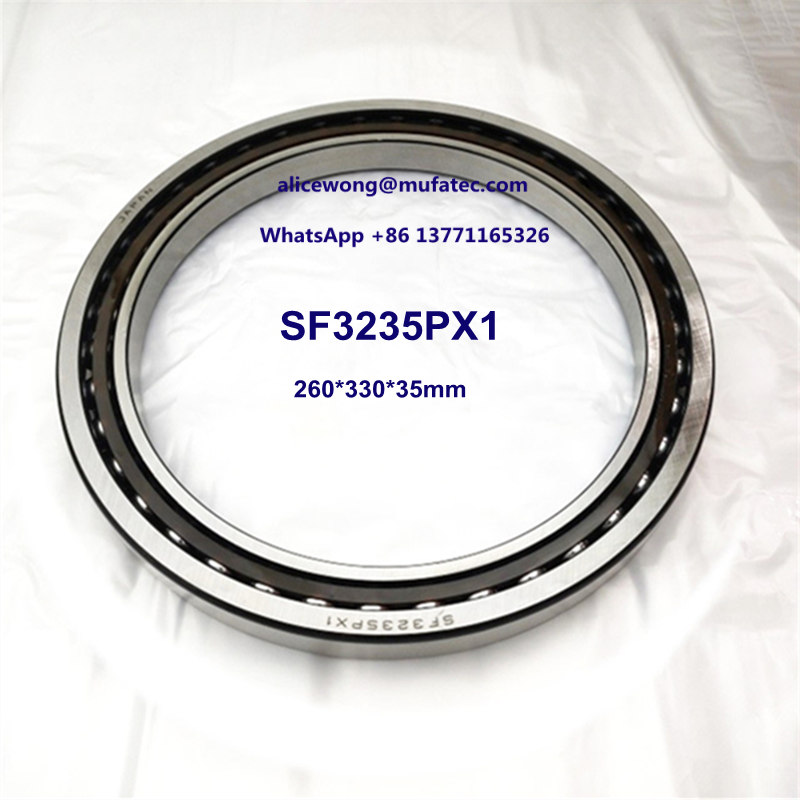 SF3235 SF3235PX1 Excavator Travel Reduction Bearing Single Row Angular Contact Ball Bearing 260*330*35mm