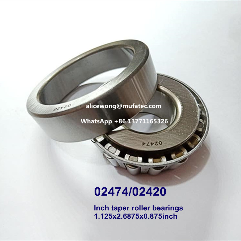 02474/02420 imperial tapered roller bearings 1.125*2.6875*0.875inch