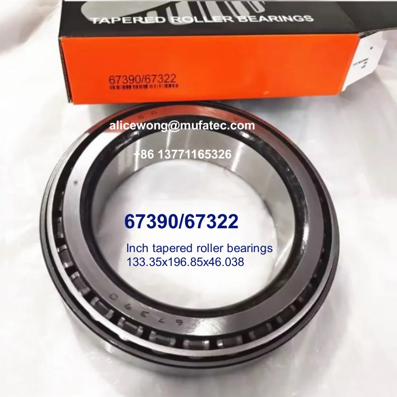 67390/67322 imperial tapered roller bearings 133.35*196.85*46.038mm