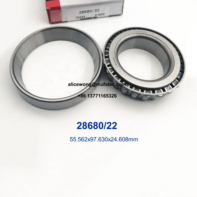28680/22 imperial tapered roller bearings 55.562*97.63*24.608mm