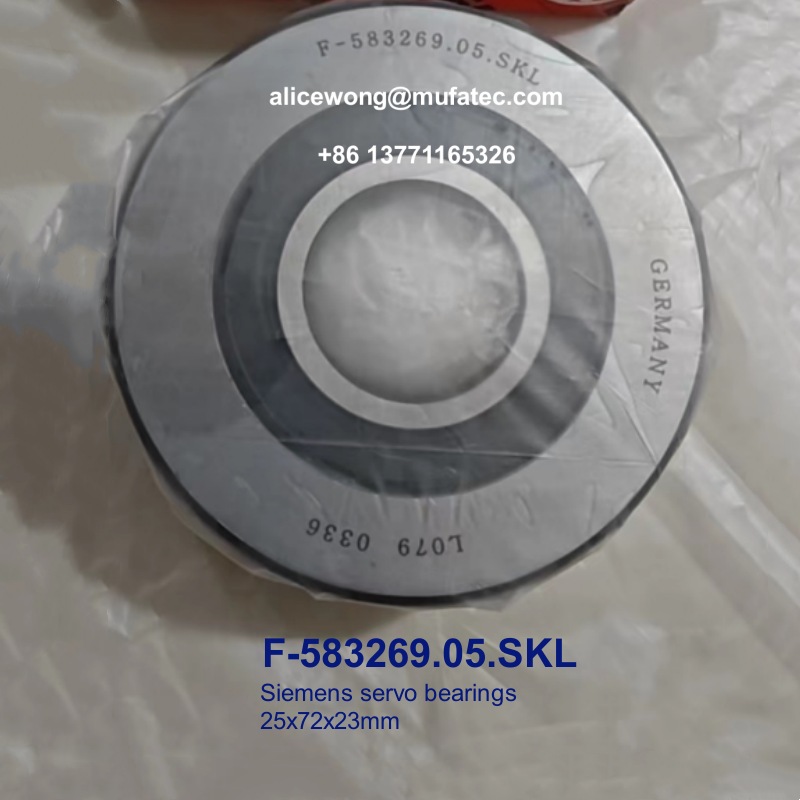 F583269 F-583269.05.SKL Siemens servo motor bearings ceramic ball bearings 25*72*23mm
