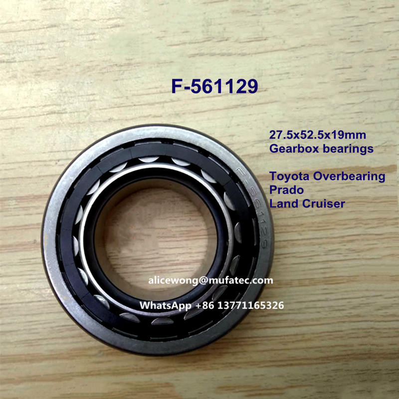 F561129 Toyota Overbearing Prado Land Cruiser Gearbox Bearings Cylindrical Roller Bearings 27.5