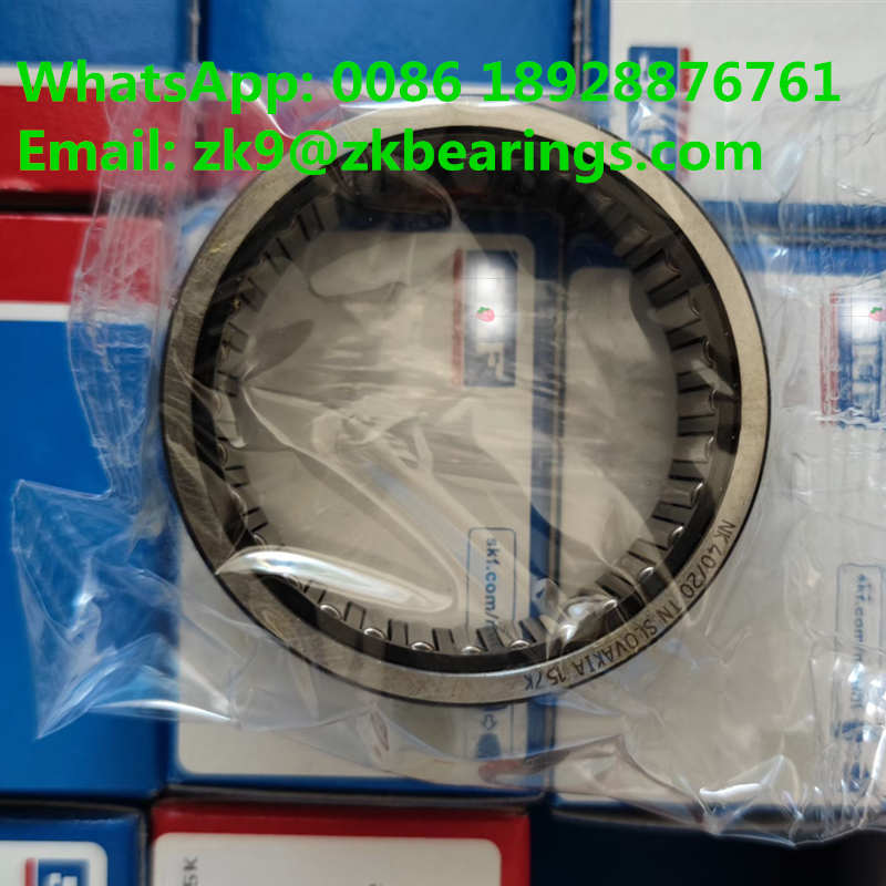 NK 40/20 TN Needle Roller Bearing NK40/20 with FLanges and Machined Rings