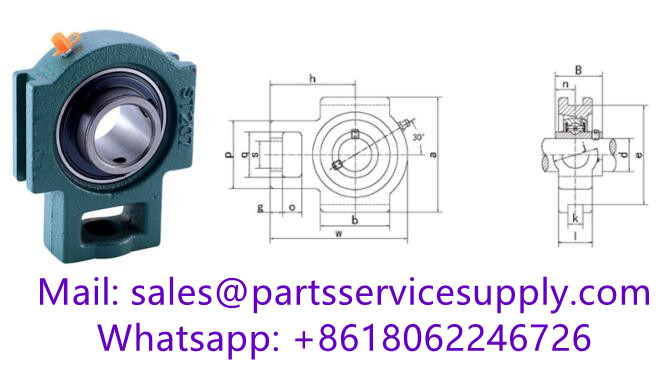 UCST201-8 (Shaft Dia:1/2 inch) Ball Bearing Take-Up Unit