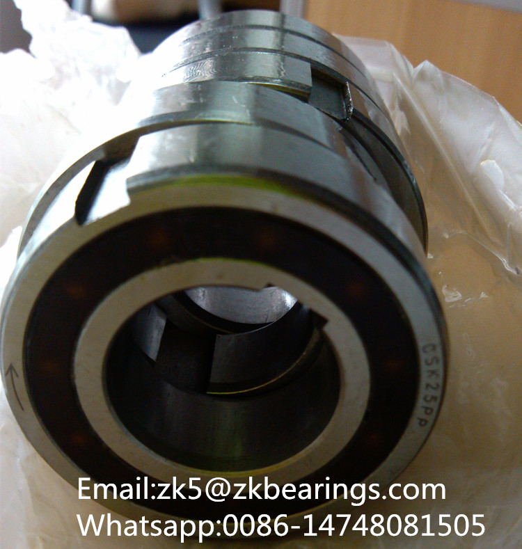 CSK25PP One Way Bearing with Keyway Sprag Freewheel Backstop Clutch 25x52x15mm