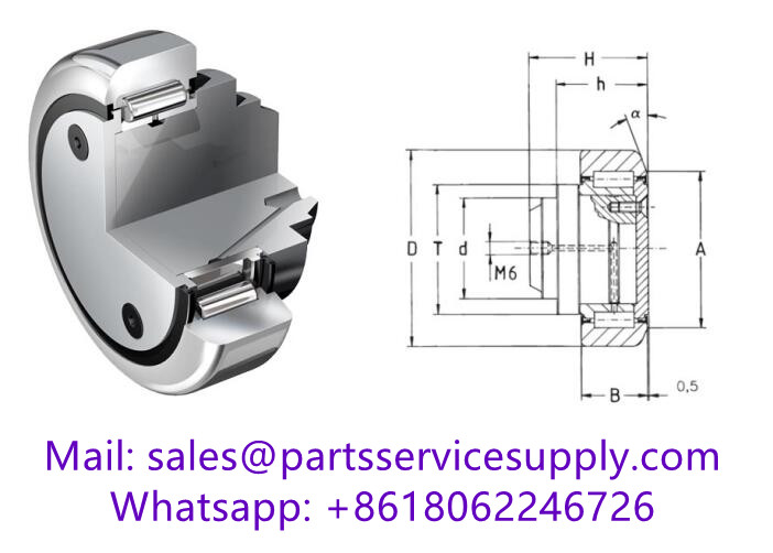 2.056 (Size:40x77.7x45.5mm) Forklift Mast Roller Bearing