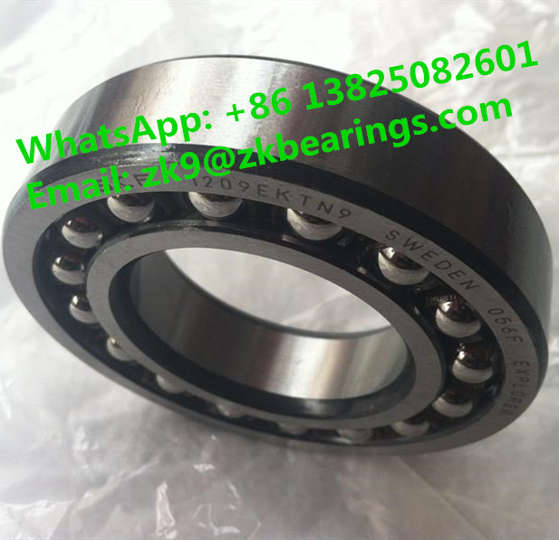 Double Row Self-aligning Ball Bearing 1209 ETN9 / C3 With Adapter Sleeve