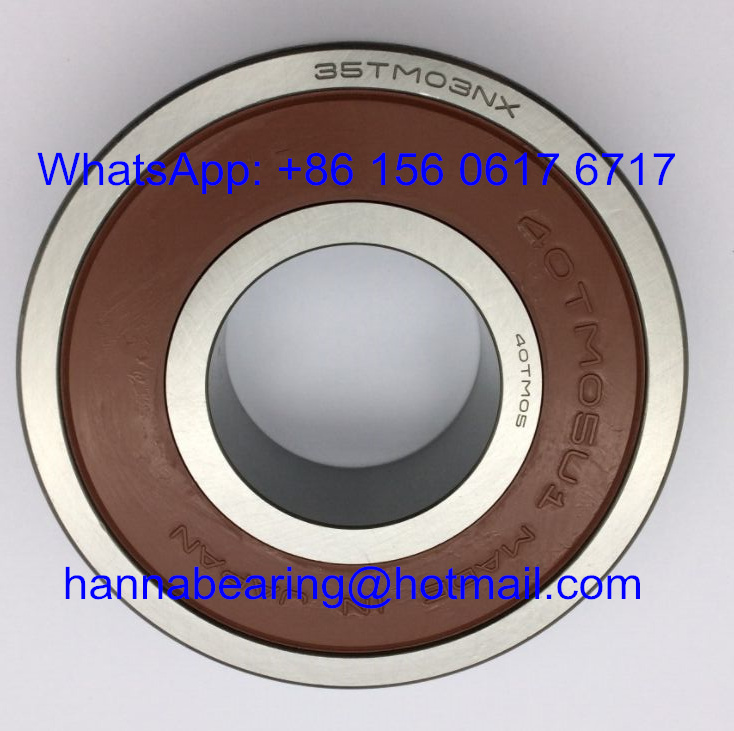 35TM03NX Auto Bearing 35TM03 Deep Groove Ball Bearing 40*92*25.5mm