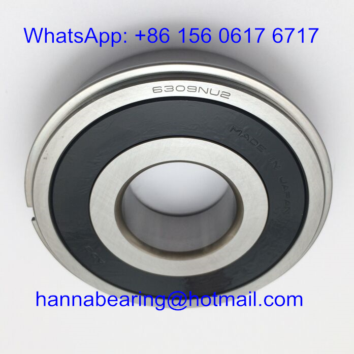 6309NU2ENR Auto Bearings / Deep Groove Ball Bearing 40x100x25mm