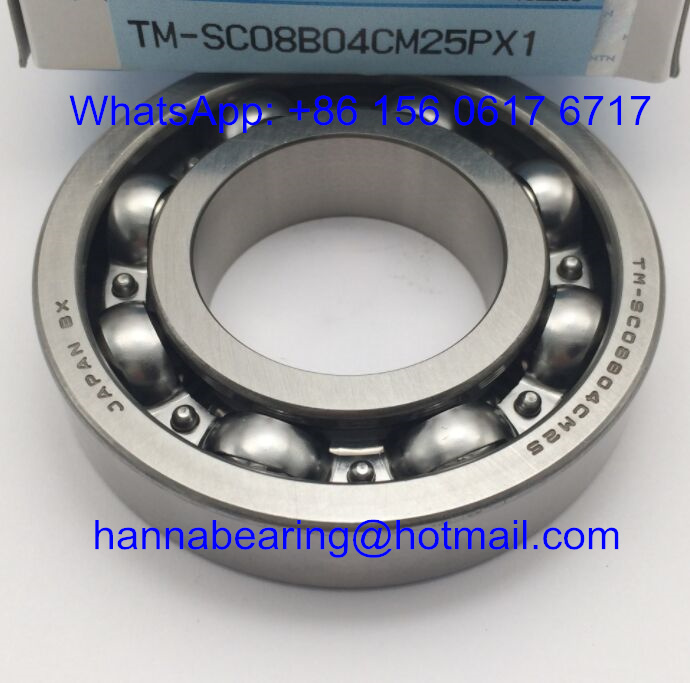 TM-SC08B04CM25PX1 Auto Bearings / Deep Groove Ball Bearing 40*81*17mm