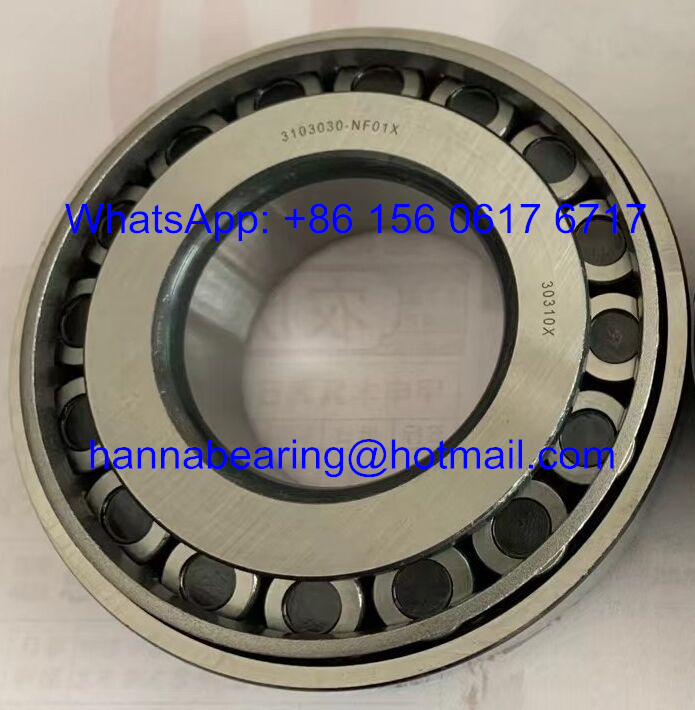 30310X Auto Bearings / Tapered Roller Bearing 50x110x27mm