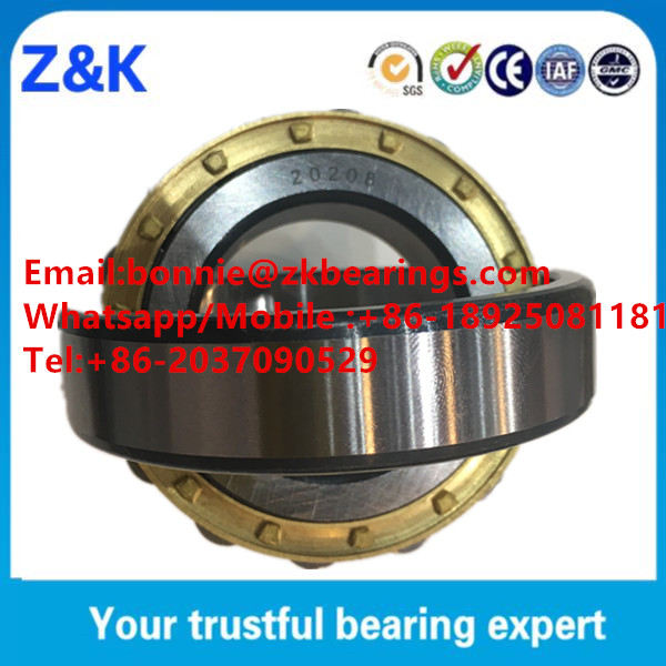 20208 Single Row Spherical Roller Bearing with Brass Cage