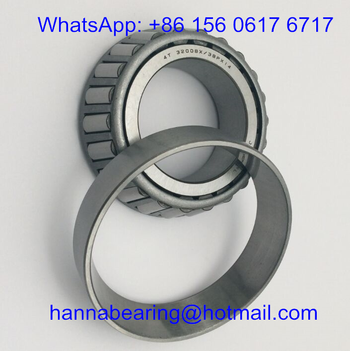 4T-32008X/38PX14 Tapered Roller Bearing / Auto Bearings 38x68x19mm