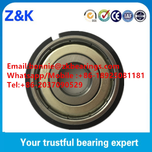 6201-ZZNR 7/16 Shielded Snap Ring Deep Groove Ball Bearing