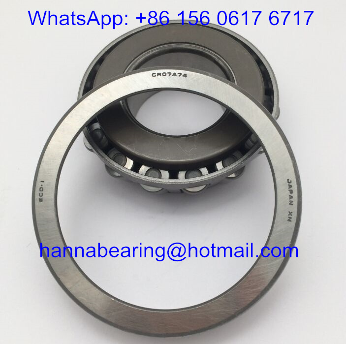 CR07A23 Auto Gearbox Bearings / Tapered Roller Bearing 32.59x72.33x21