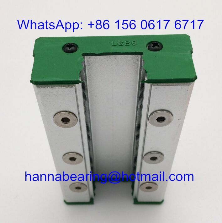 LGB12-200L Double Axis Guide Carriage / Roller Linear Slider 200x82x35mm
