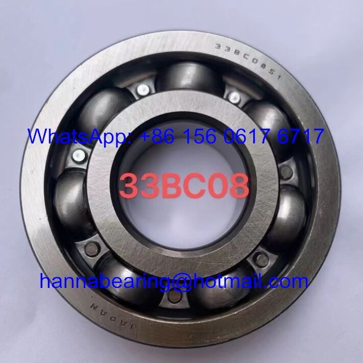 33BC08S1 Japan Gearbox Bearings / Deep Groove Ball Bearing 33x82x20mm