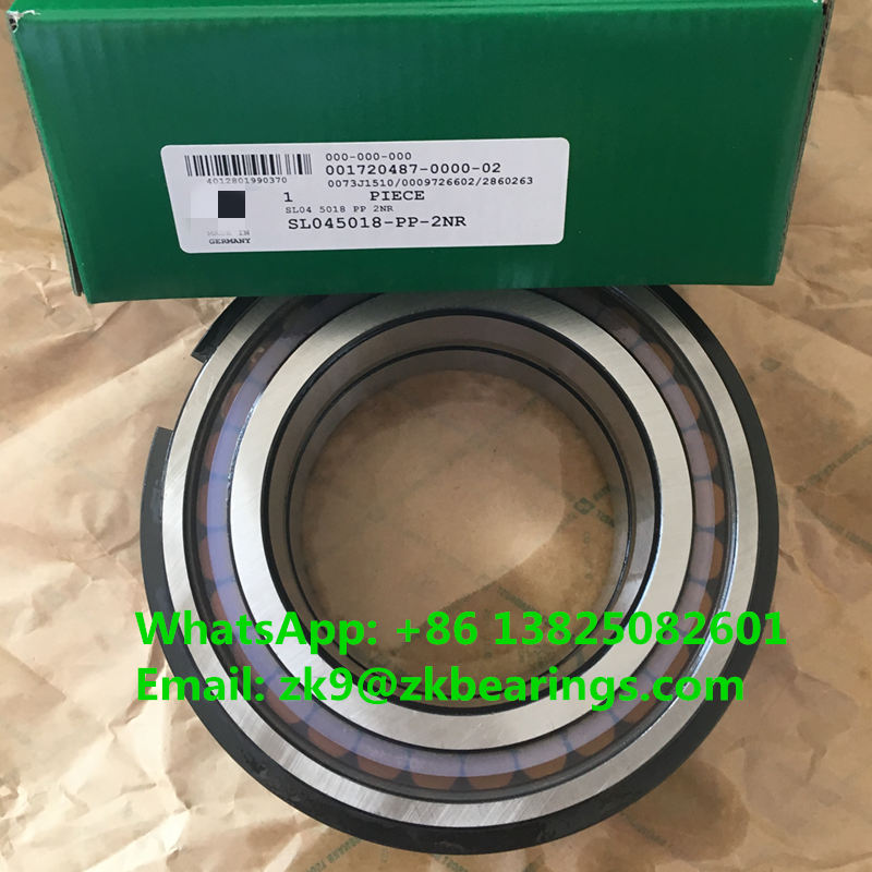 SL045018-D-PP-2NR Full Complement Cylindrical Roller Bearing 90x140x67 mm