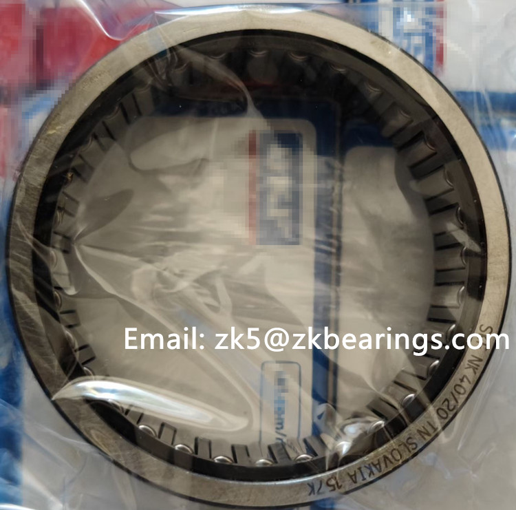 NK 40/20 TN needle roller bearing with machined rings with flanges 40x50x20 mm