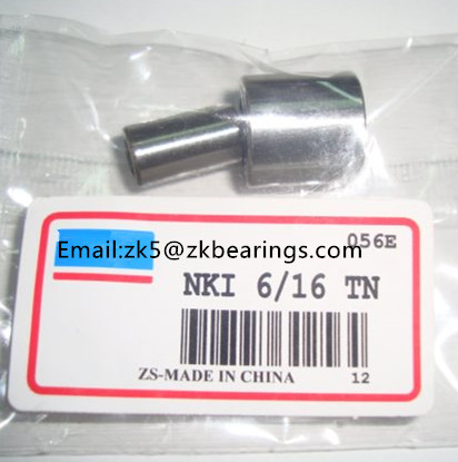 NKI 6/16 TN needle roller bearing with machined rings, with flanges 6x16x16 mm