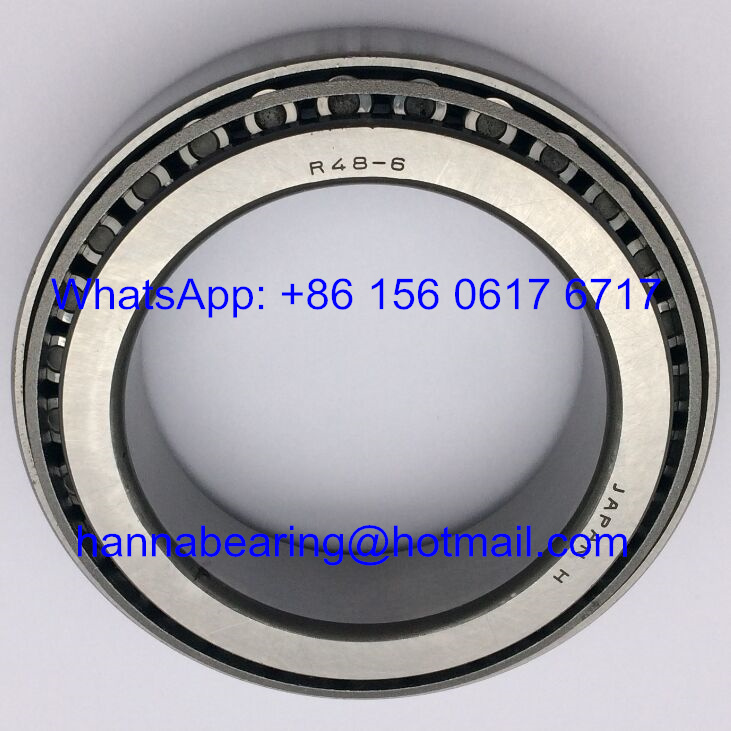 R48-6 Japan Auto Bearing / Tapered Roller Bearing 48x72x19mm