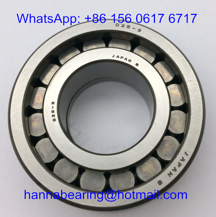 025-3 Japan Auto Bearings / Cylindrical Roller Bearing 25x52x18mm
