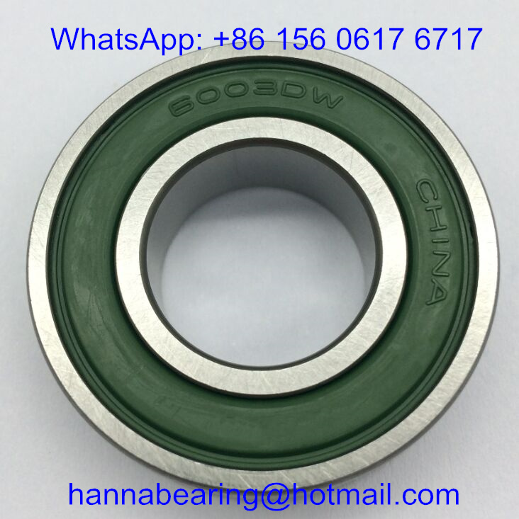 6003DW / 6003DDW Green Seals Deep Groove Ball Bearing 17x35x10mm
