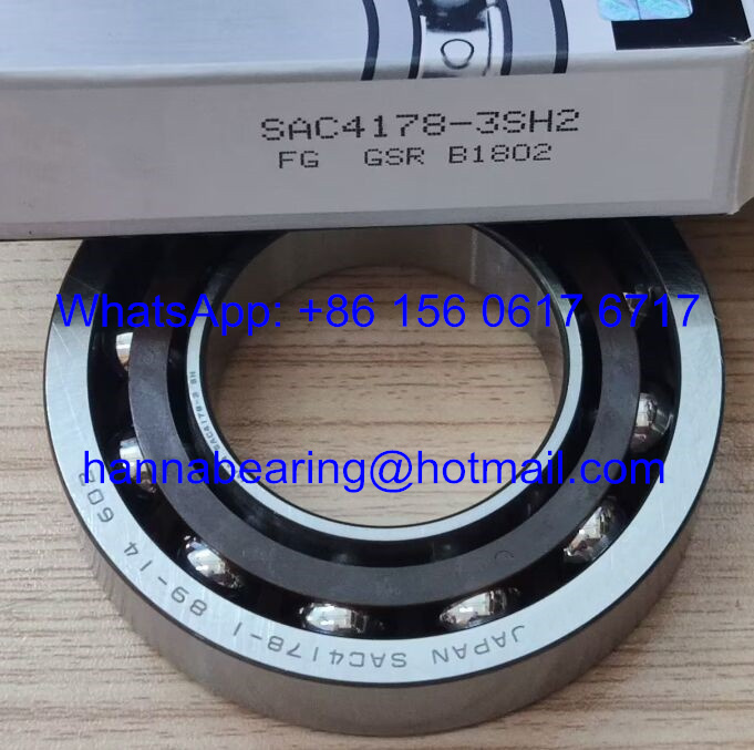 SAC4178-3SH2 Japan Auto Bearing / Angular Contact Ball Bearing 41*78*17.5mm