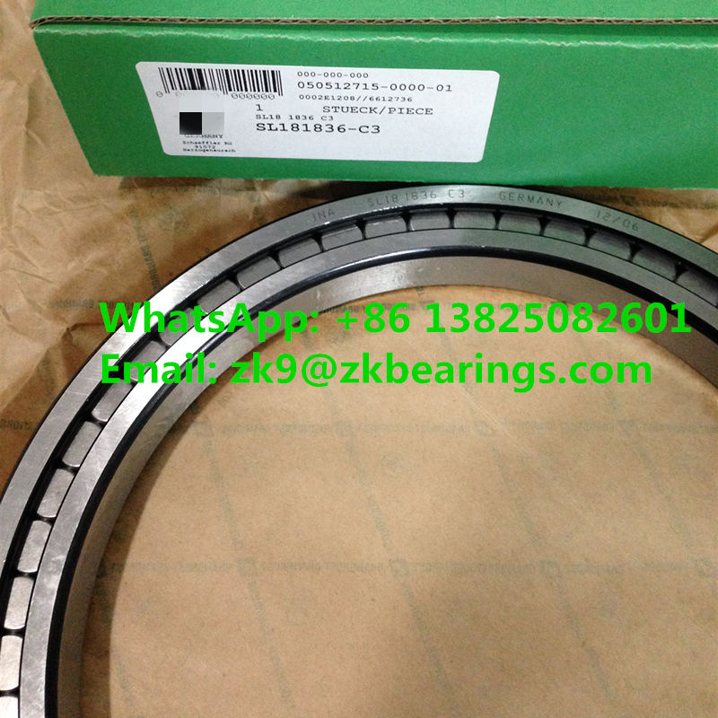 SL181836 C3 Full Complement Cylindrical Roller Bearing 180x225x22 mm
