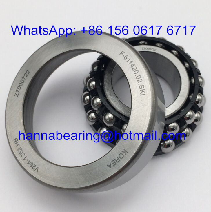 F-611420.02 Auto Differential Bearing / Angular Contact Ball Bearing 35x76x25mm