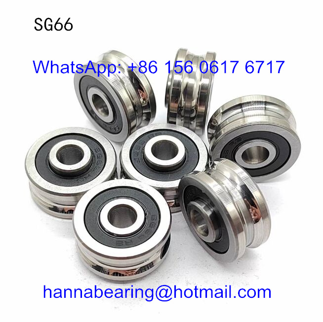 SG66 Textile Machine Bearings / SG66RS Roller Guide Bearing 6x22x10mm