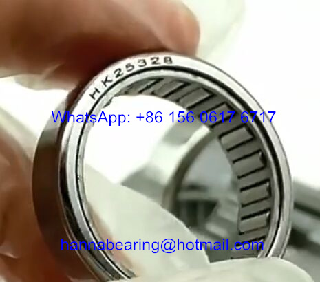 HK25328 / HK253208 Single Row Needle Roller Bearing 25x32x8mm
