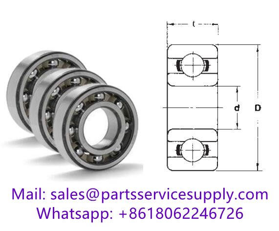 623 (Equivalent P/N:R-1030) Deep Groove Ball Bearing Size:3x10x4mm