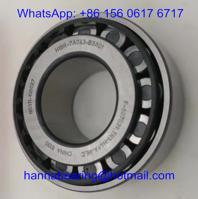 H1BR-7A043-B3A01 Automobile Bearings / Tapered Roller Bearing 25*53.5*21mm