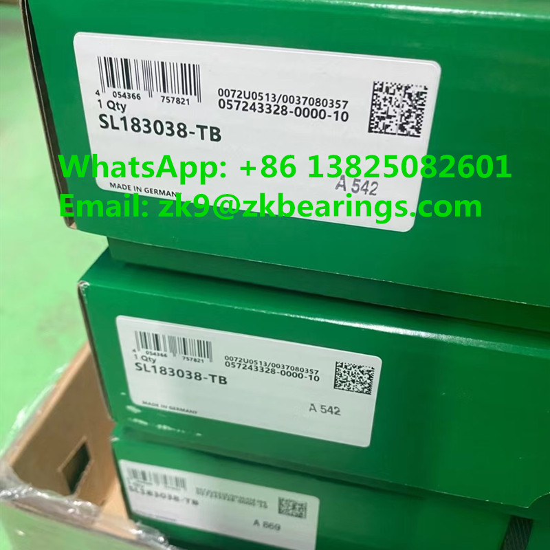 SL183038-TB Full Complement Cylindrical Roller Bearing 190x290x75 mm