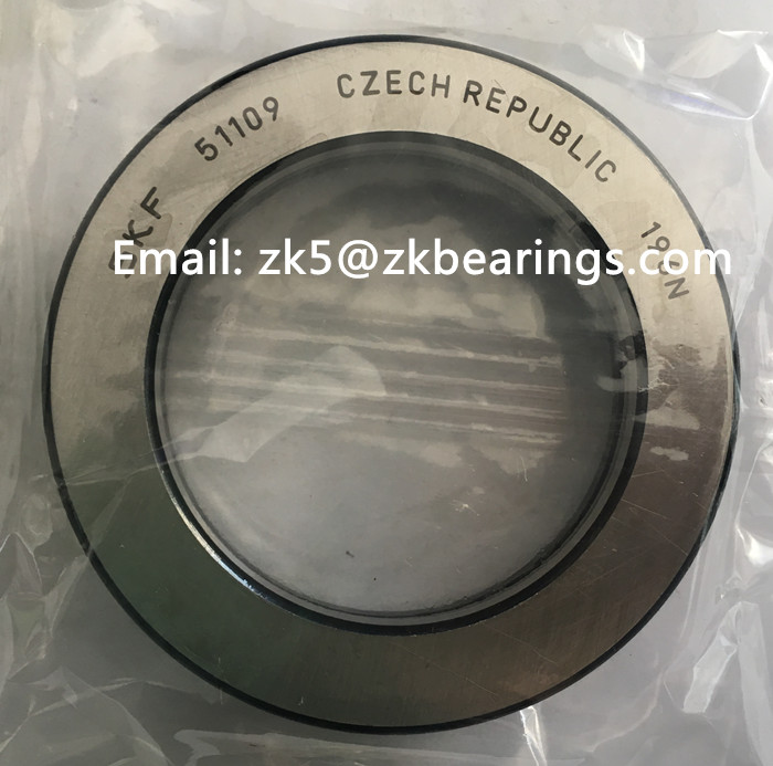 51109 Single Direction Thrust Ball Bearing 45x65x14 Mm, 51109 bearing