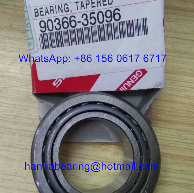 90366-35096 Tapered Roller Bearing / Auto Bearings 35*62*18mm