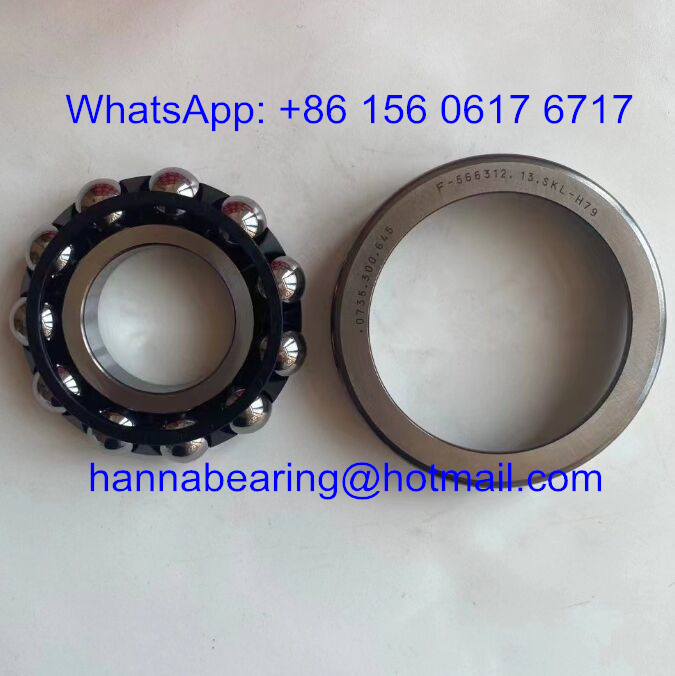 F-566312.13.SKL-H79 Automobile Bearing / Angular Contact Ball Bearing 31.75x73x16.7mm