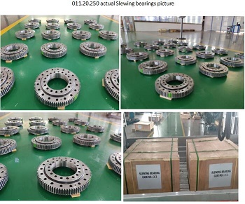 Slewing ball bearing 011.20.250 used for Micro excavator equipment