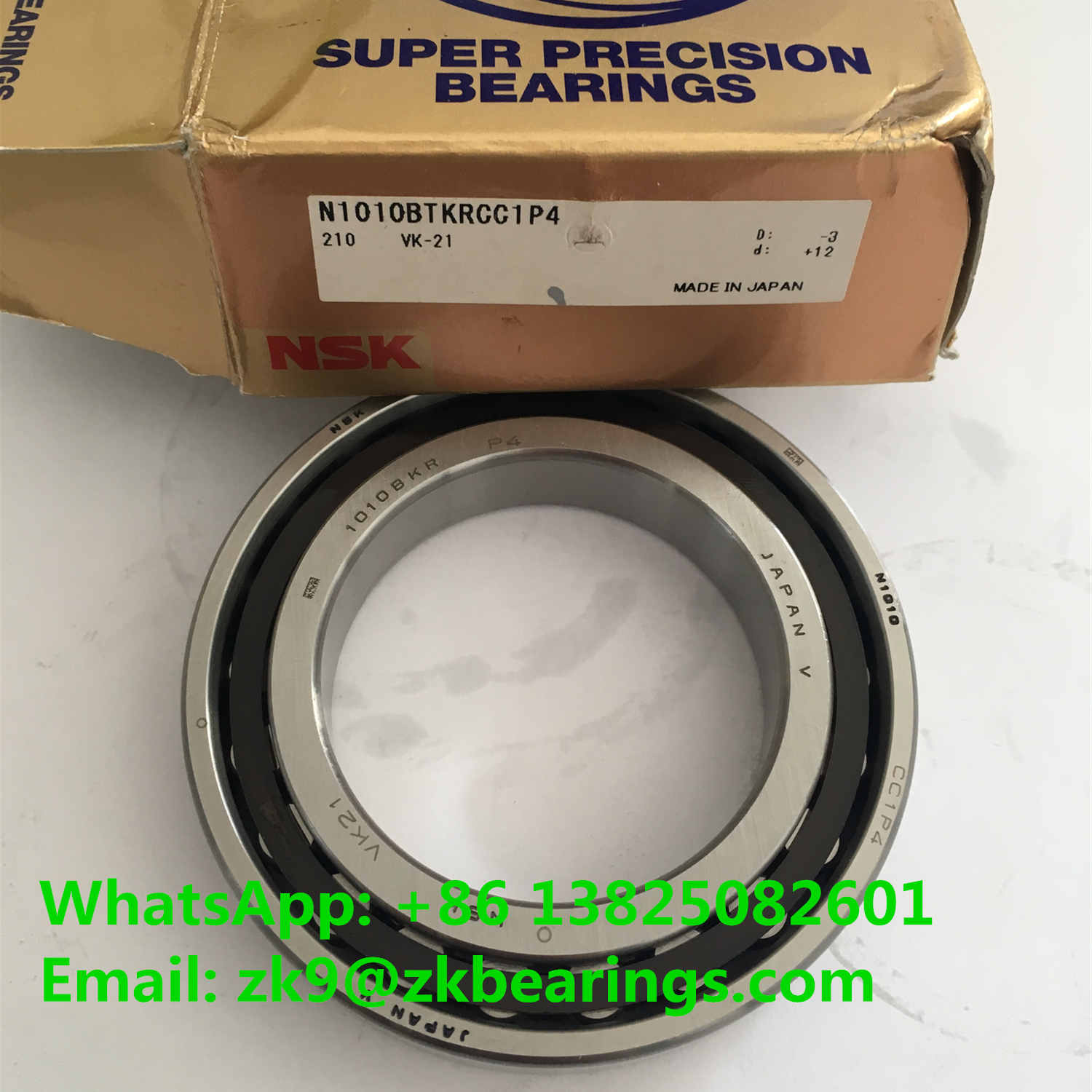 N1010BTKRCC1P4 Single Row Cylindrical Roller Bearing 50x80x16 mm