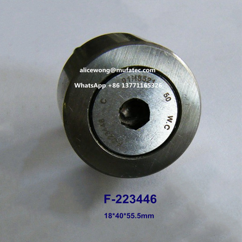 F-223446 cam follower bearings needle roller bearings for printing machines 18*40*55.5mm