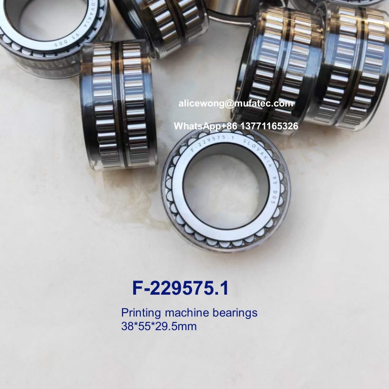 F-229575.1 F-229575 printing machine bearings full complement cylindrical roller bearings 38*55*29.5mm